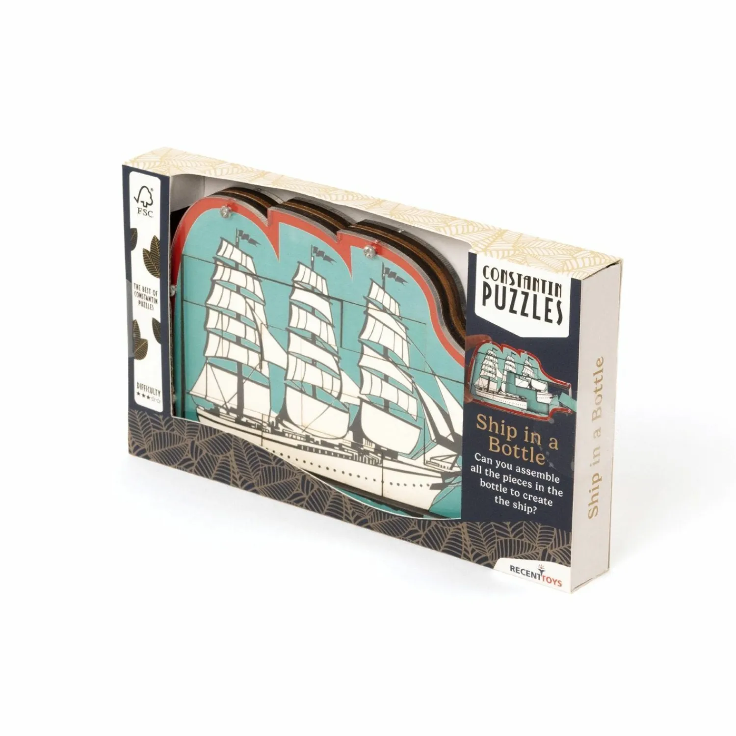 Graham & Green Ship in a Bottle Puzzle