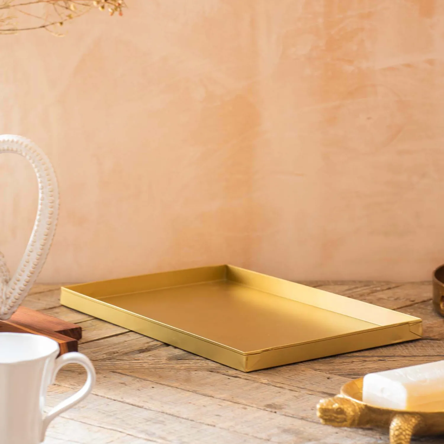 Graham & Green Short Gold Dish Rack