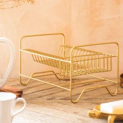 Graham & Green Short Gold Dish Rack