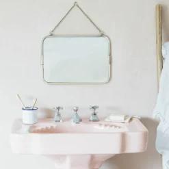 Graham & Green Silver Carriage Mirrors