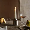 Graham & Green Silver Rest Candle Holder