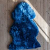 Graham & Green Single Cobalt Sheepskin