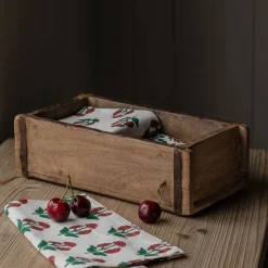 Graham & Green Single Wooden Brick Mould Storage Box
