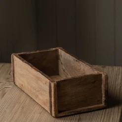 Graham & Green Single Wooden Brick Mould Storage Box