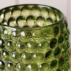 Graham & Green Small Green Stack Tealight Holder