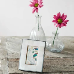 Graham & Green Small Grey Lipping Bone Frame