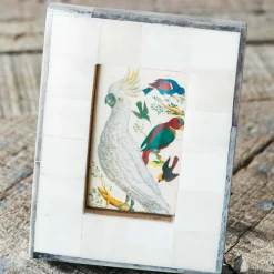 Graham & Green Small Grey Lipping Bone Frame