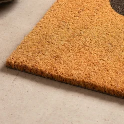 Graham & Green Small Natural Heart Doormat