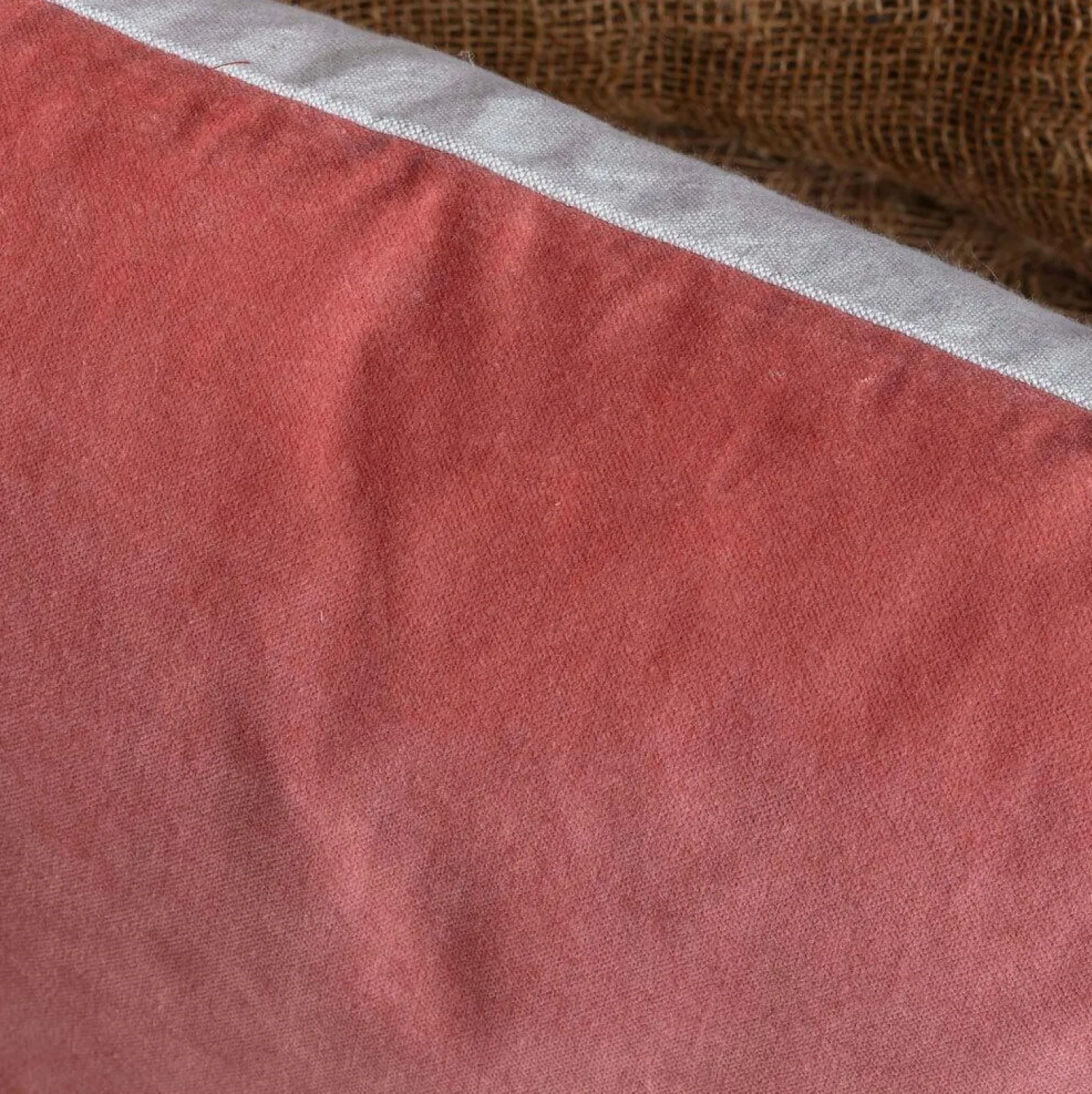 Graham & Green Small Velvet and Linen Backed Cushions