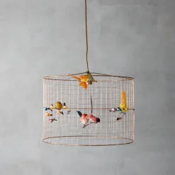 Graham & Green Small Voliéres Bird Cage Pendant