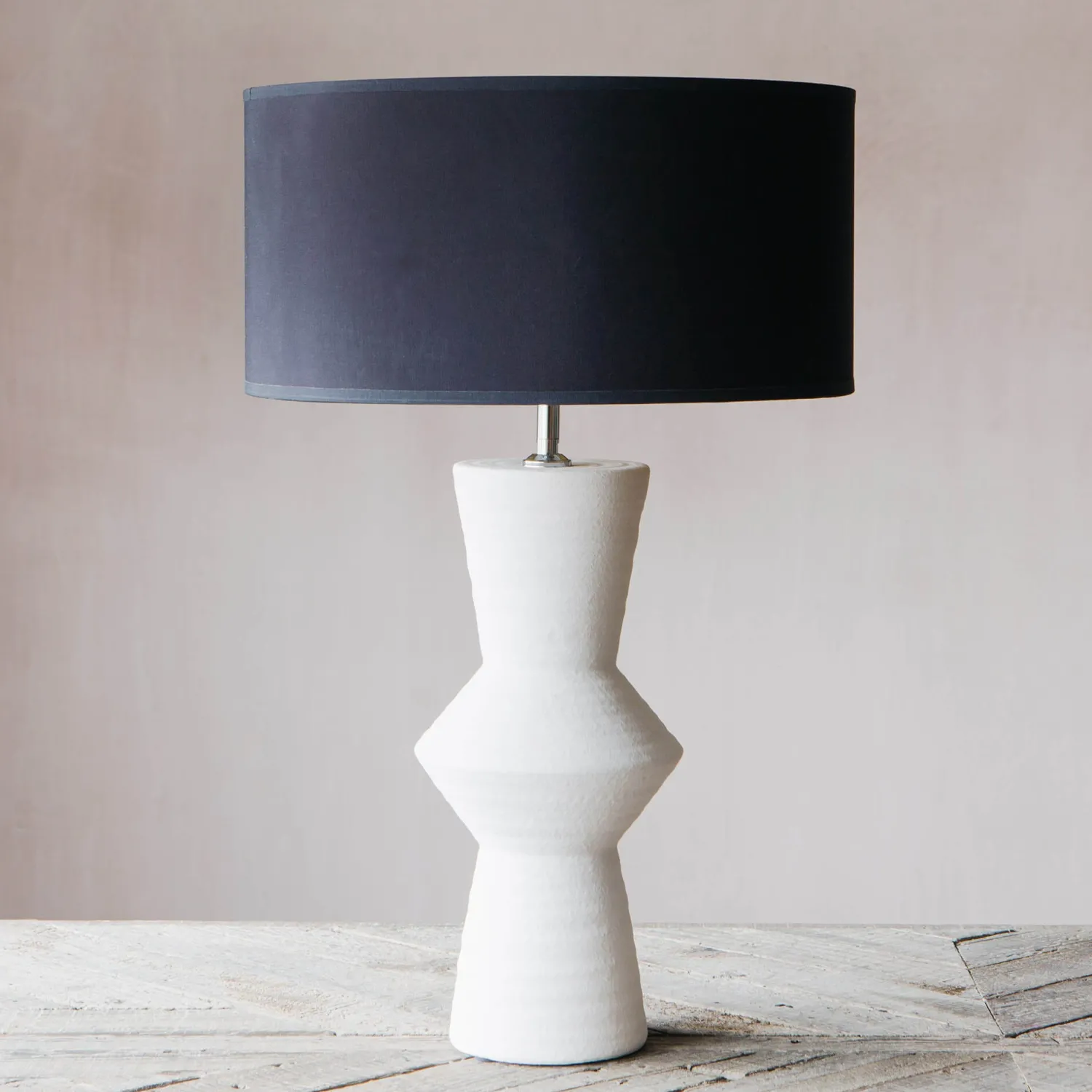 Graham & Green Small White Cyrus Ceramic Lamp