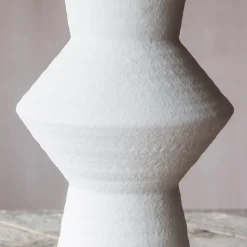 Graham & Green Small White Cyrus Ceramic Lamp