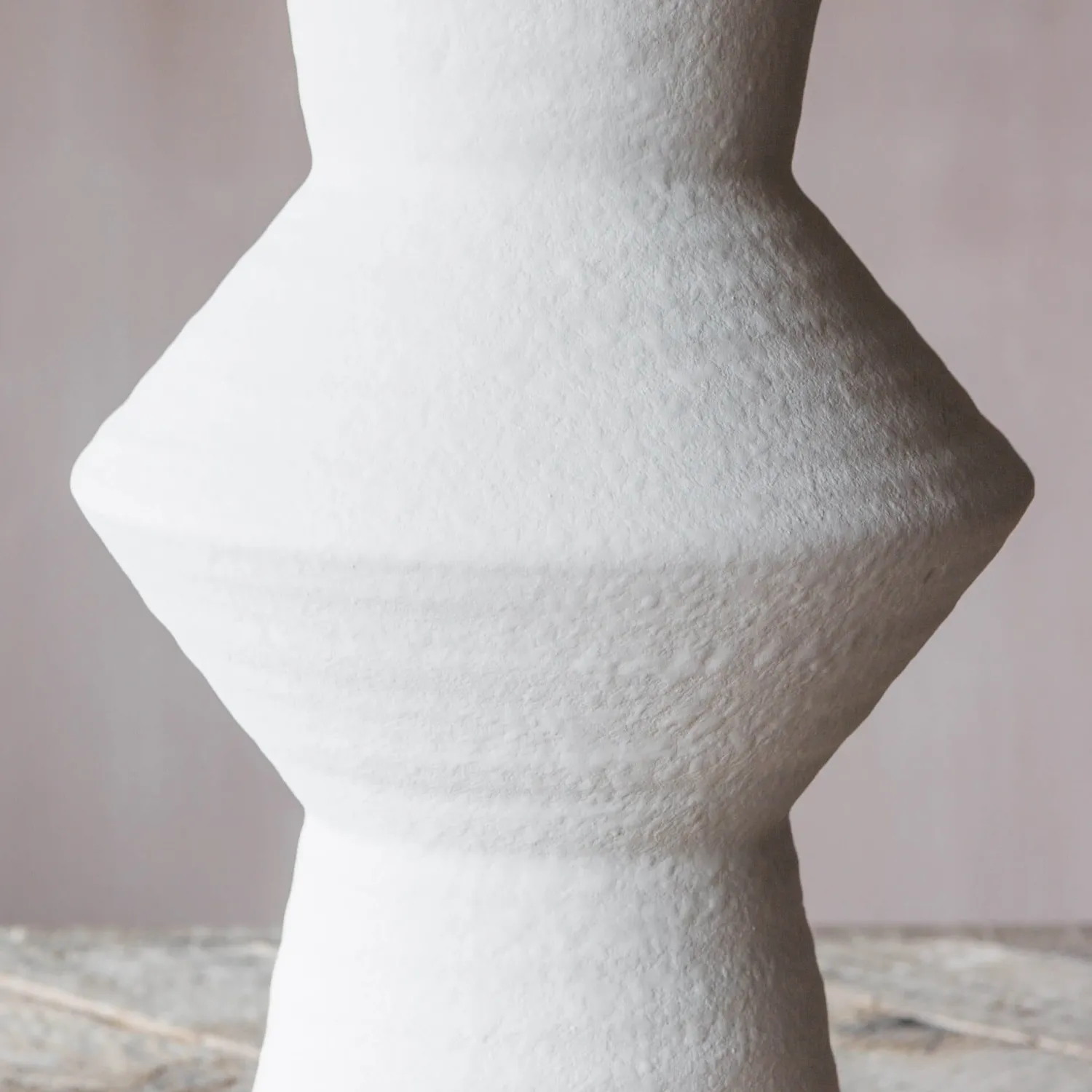 Graham & Green Small White Cyrus Ceramic Lamp