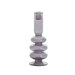 Graham & Green Smoke Grey Bubble Candle Holder