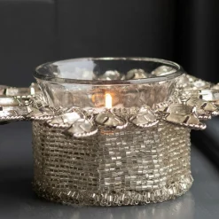 Graham & Green Snowflake Tealight Holder