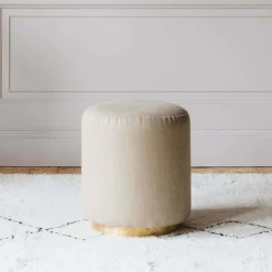Graham & Green Sofia Linen Stool