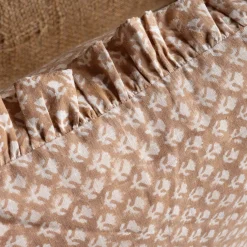 Graham & Green Square Floral Block Printed Cushions