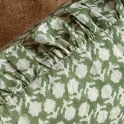 Graham & Green Square Floral Block Printed Cushions