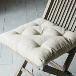 Graham & Green Square Linen Seat Pad