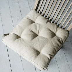 Graham & Green Square Linen Seat Pad