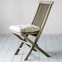 Graham & Green Square Linen Seat Pad