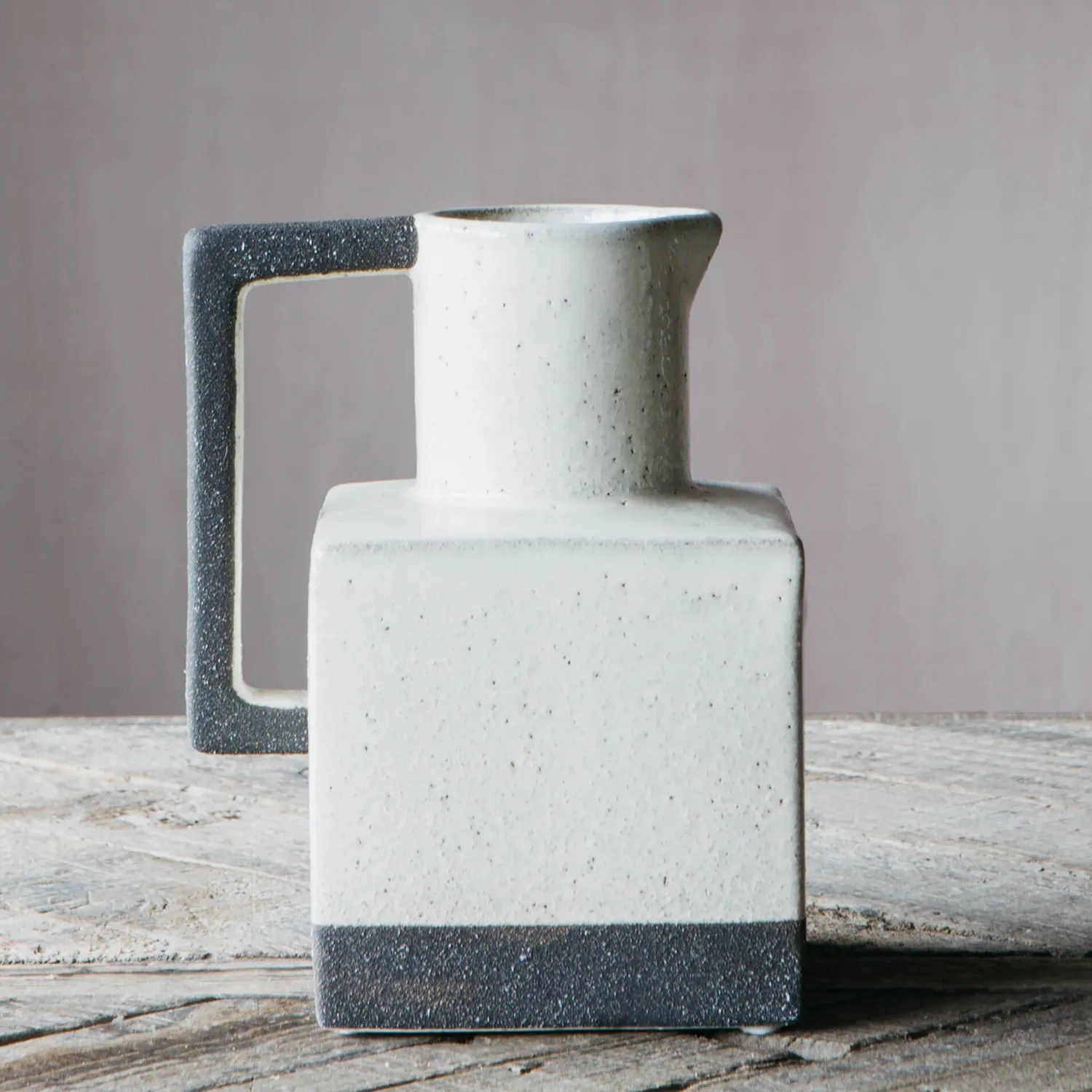 Graham & Green Square Speckled Jug with Handle