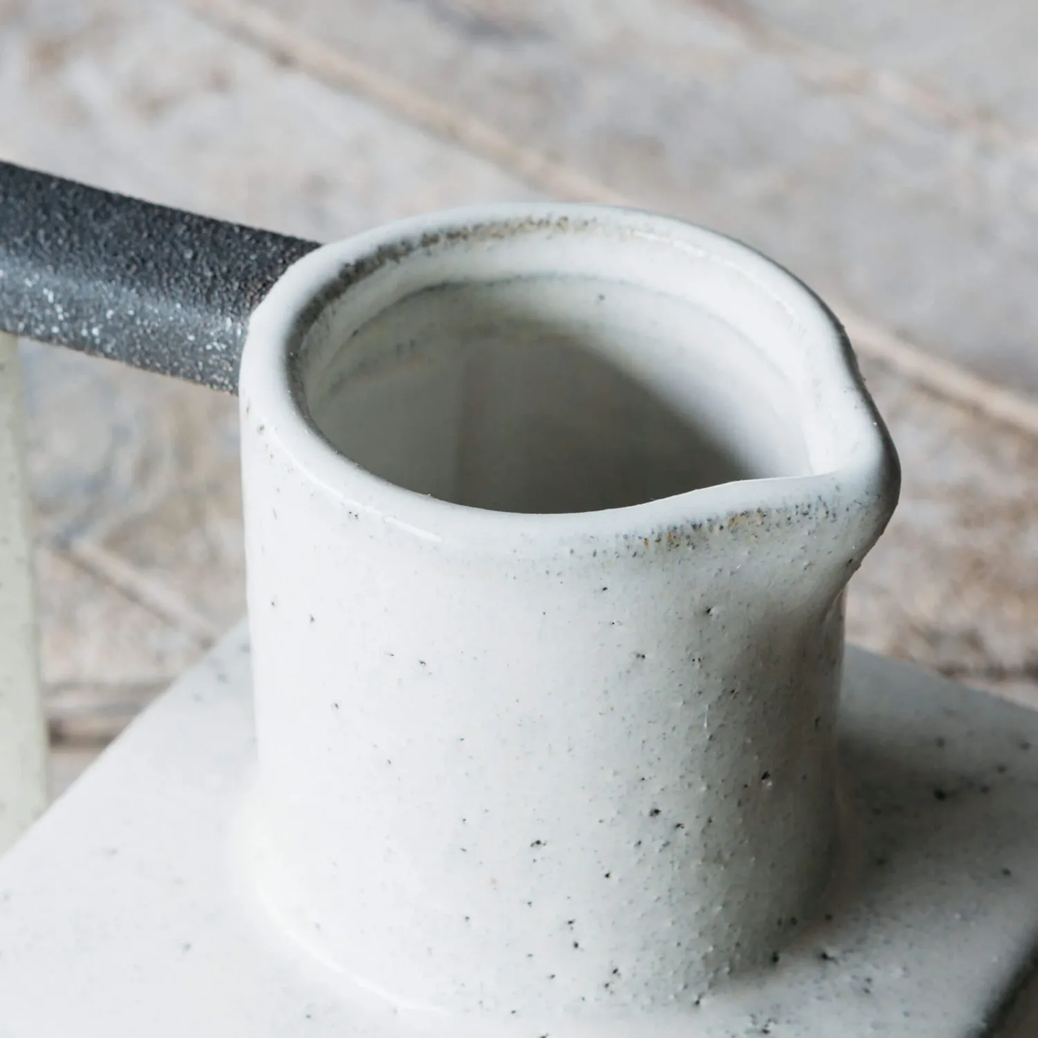 Graham & Green Square Speckled Jug with Handle