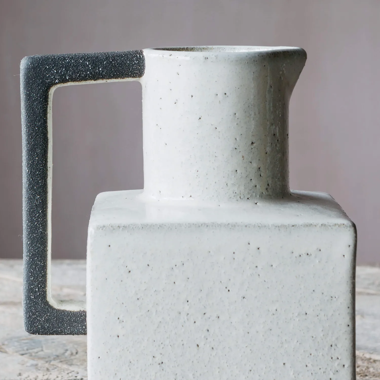 Graham & Green Square Speckled Jug with Handle
