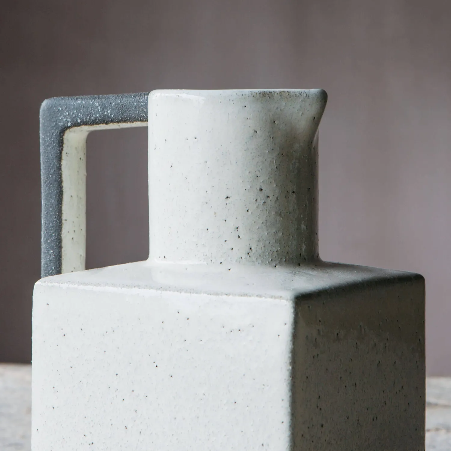 Graham & Green Square Speckled Jug with Handle