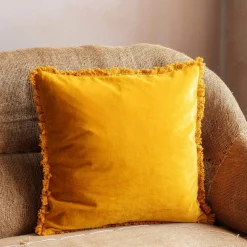 Graham & Green Square Stonewashed Velvet Cushions