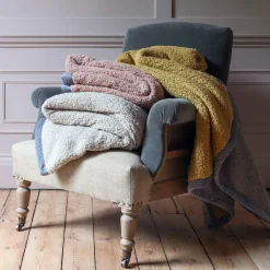 Graham & Green Stanley Deconstructed Velvet and Linen Armchair