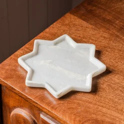 Graham & Green Star Marble Decorative Trinket Plate
