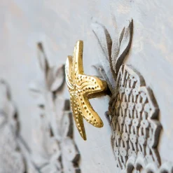 Graham & Green Starfish Gold Knob