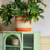 Graham & Green Striped Red Basket