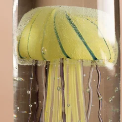 Graham & Green Tall Glass Tiger Jellyfish Paperweight