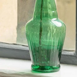 Graham & Green Tall Green Recycled Glass Vase