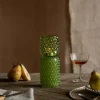 Graham & Green Tall Green Stacked Bubble Tealight Holder