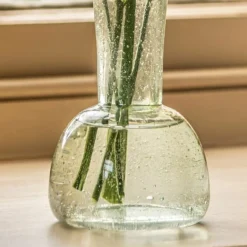 Graham & Green Tall Rustic Glass Posy Vase