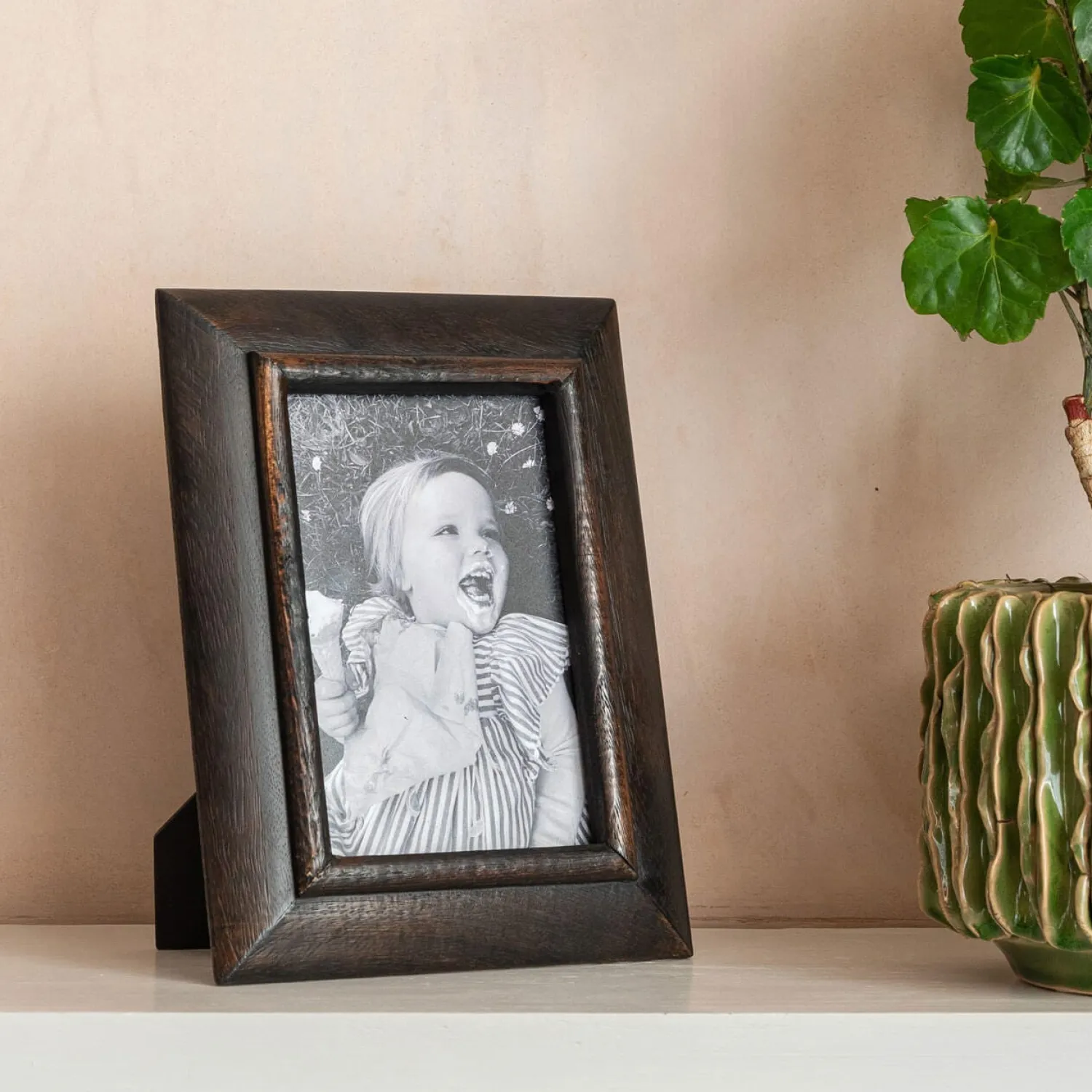 Graham & Green Tapered Black Wooden Frame Small