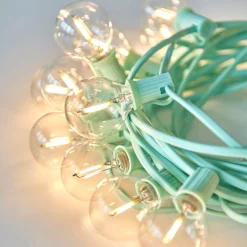 Graham & Green Teal Festoon Lights