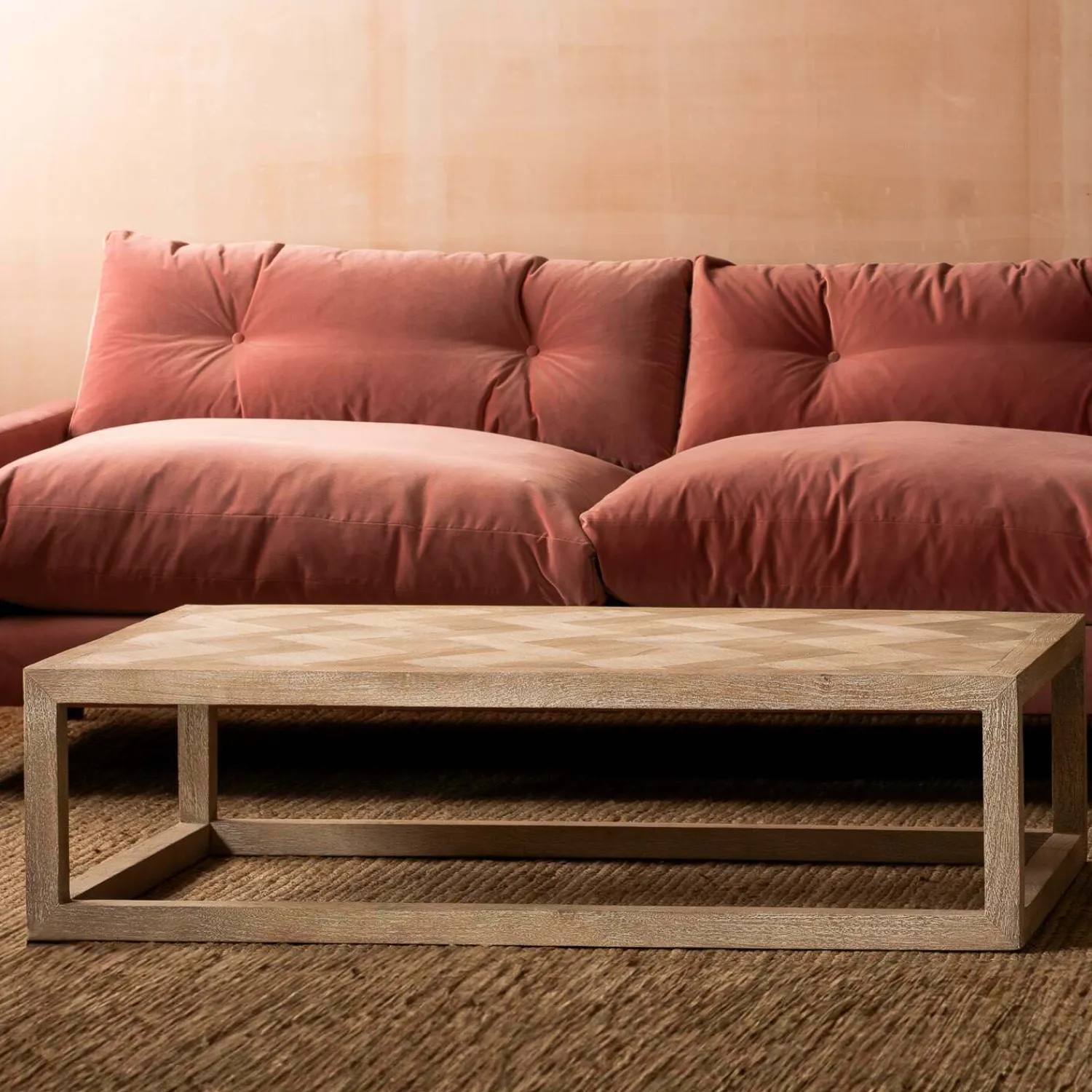 Graham & Green Theodore Parquet Coffee Table