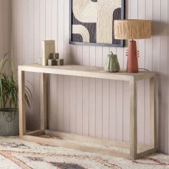 Graham & Green Theodore Parquet Console Table