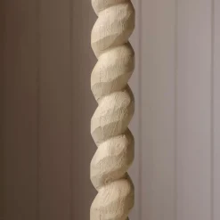 Graham & Green Tordu Wooden Floor Lamp