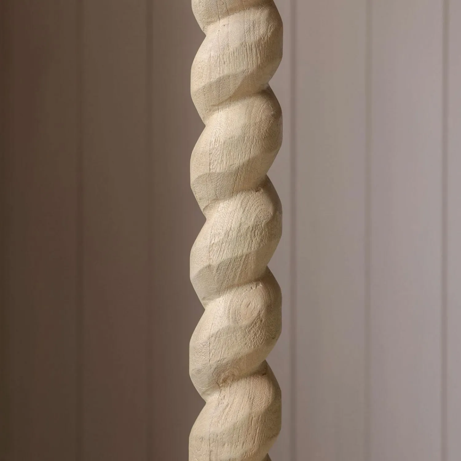 Graham & Green Tordu Wooden Floor Lamp