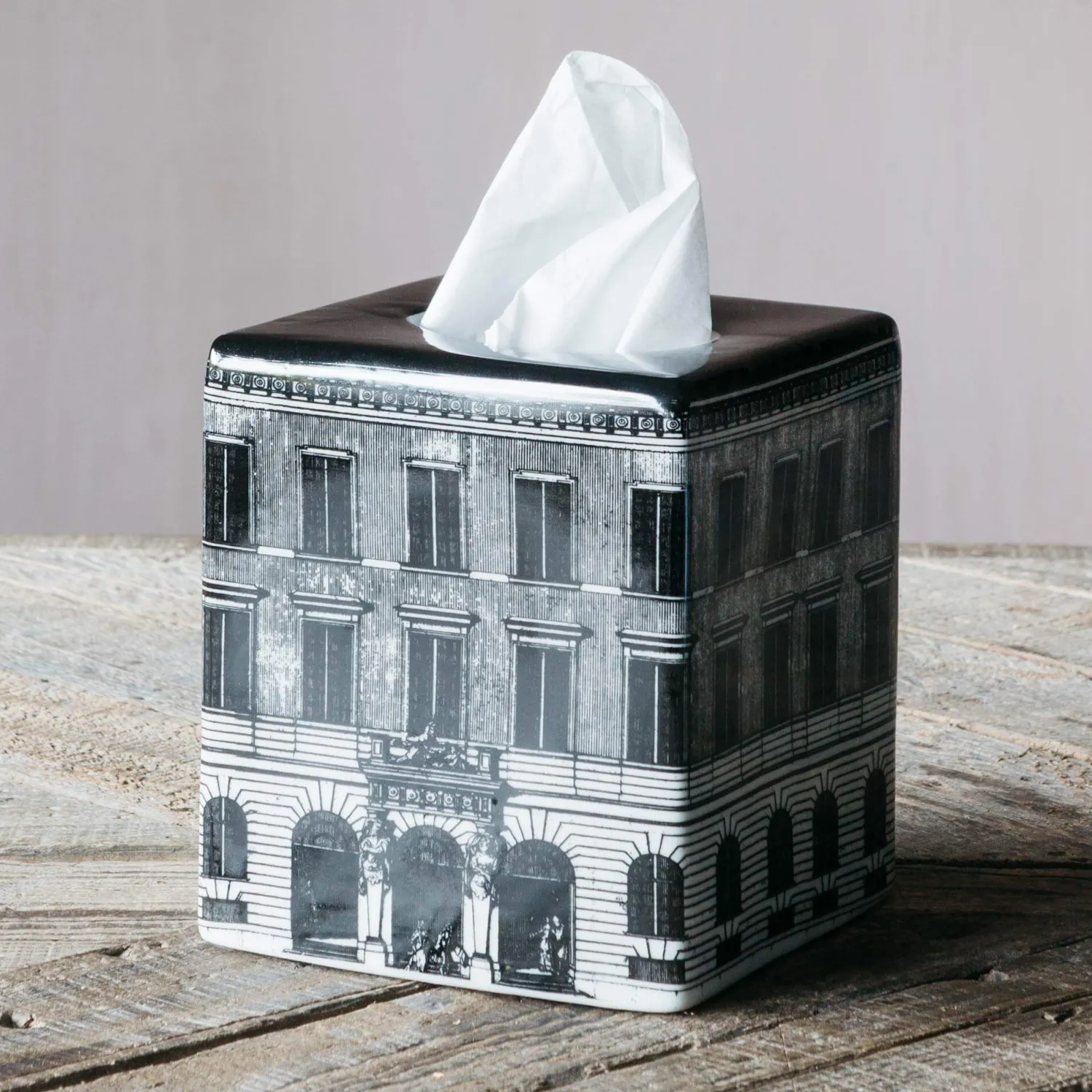 Graham & Green Townhouse Window Tissue Box