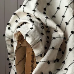 Graham & Green Trinx Black and White Throw