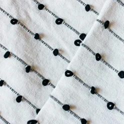 Graham & Green Trinx Black and White Throw