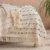 Graham & Green Trinx Large Black and White Throw
