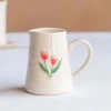 Graham & Green Tulips Motif Mini Jug
