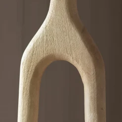 Graham & Green Twin Stem Wooden Floor Lamp